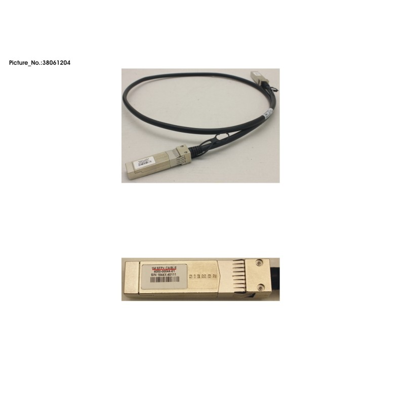 38061204 - 10G SFP+ DAC CABLE. PASV COPPER. 1M