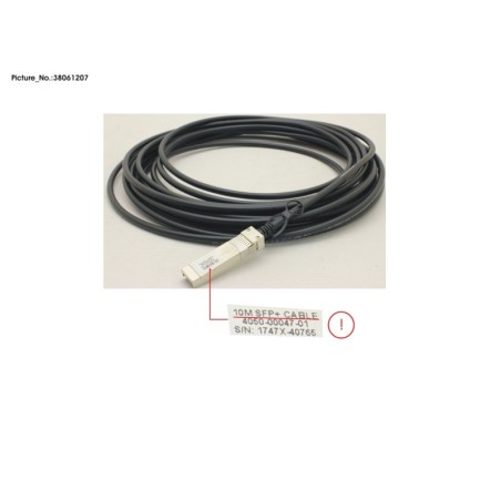 38061207 - 10G SFP+ DAC CABLE. PASV COPPER. 10M