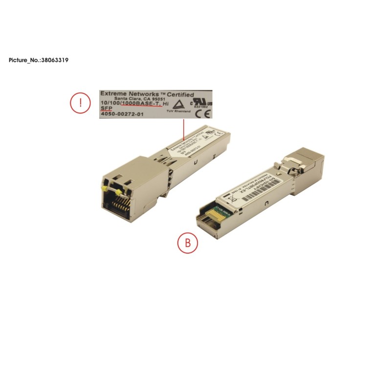 38063319 - 10070H. 1G RJ45 SFP