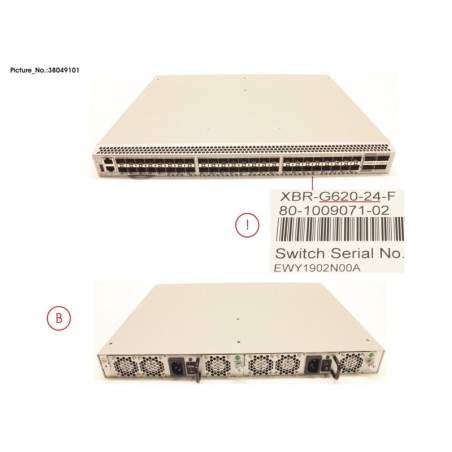 38049101 - BROCADE G620. 24P. 0 SFP. NPSAF. SPARE