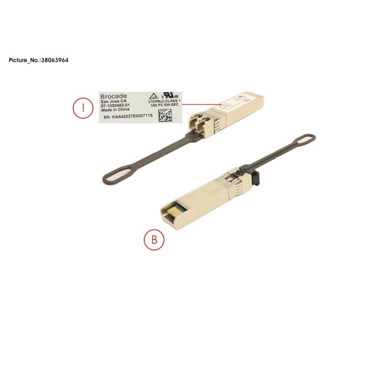 38063964 - FRU.SFP+.SWL.10GFC.1PK.BR.SECURE