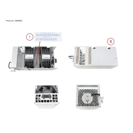 38065525 - FRU FAN. 80MM. PRTSD INTK. V2