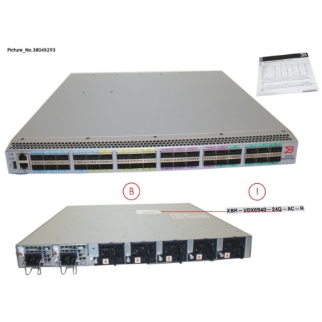 38045293 - VDX 6940-36Q BASE.24 PORTS.AC PSU. PSAF