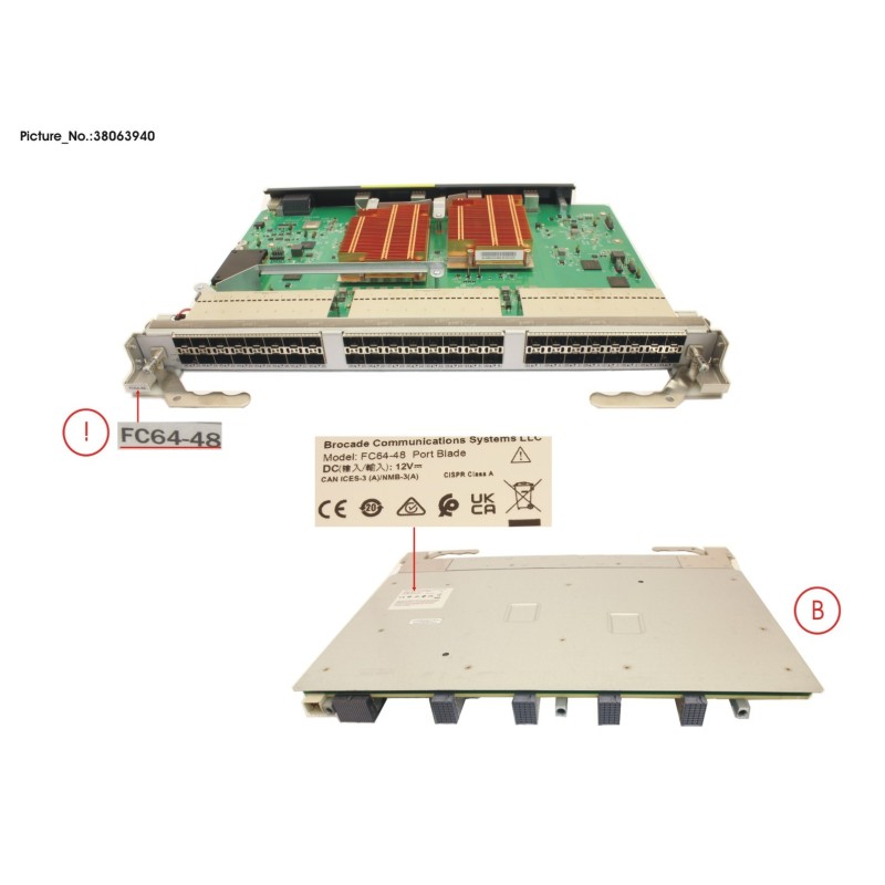 38063940 - FRU. FC64-48.48P.EMPTY (NO SFPS).BR