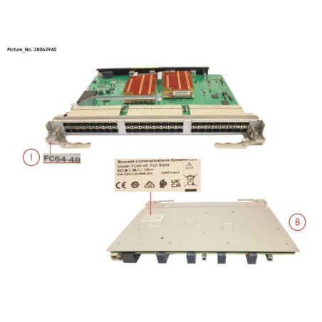 38063940 - FRU. FC64-48.48P.EMPTY (NO SFPS).BR