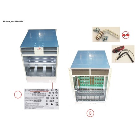 38063941 - FRU. BROCADE X7-8 CHASSIS