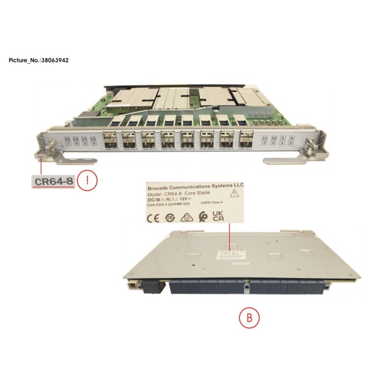 38063942 - FRU.X7-8 CORE ROUTING BLADE.BR