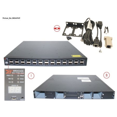 38044949 - ICX7750.26XQSFP+PORTS.1X MODULAR-SLOT