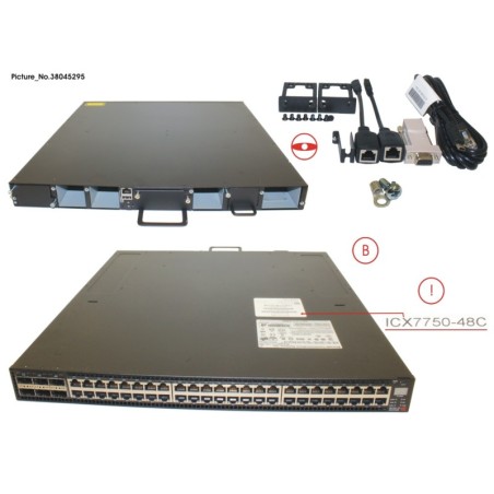 38045295 - ICX7750-48C.48XRJ45.6XQSFP+ PORTS.1XM-SL