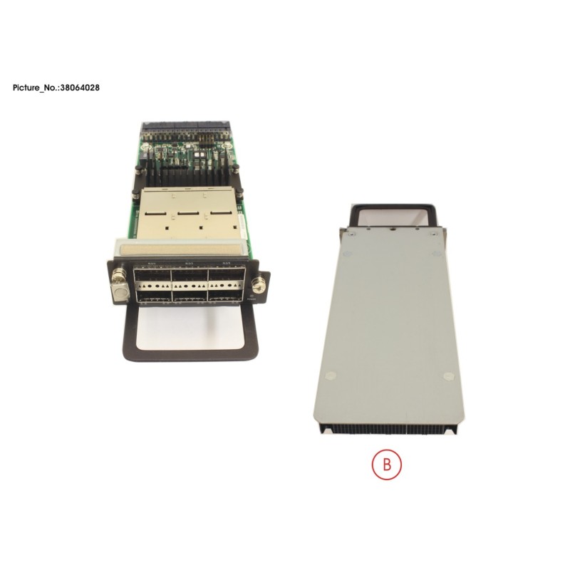 38064028 - ICX7750 SIX PORT 40GBE QSFP+ MODULE