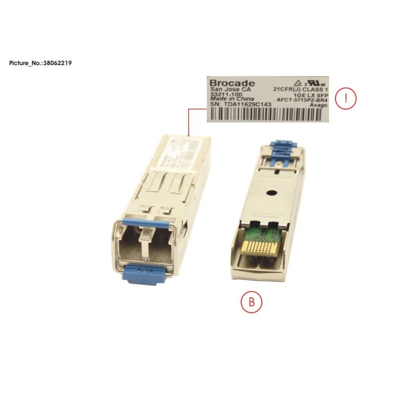 38062219 - SFP.GBE.OPTIC.1G.1000BASE-LX