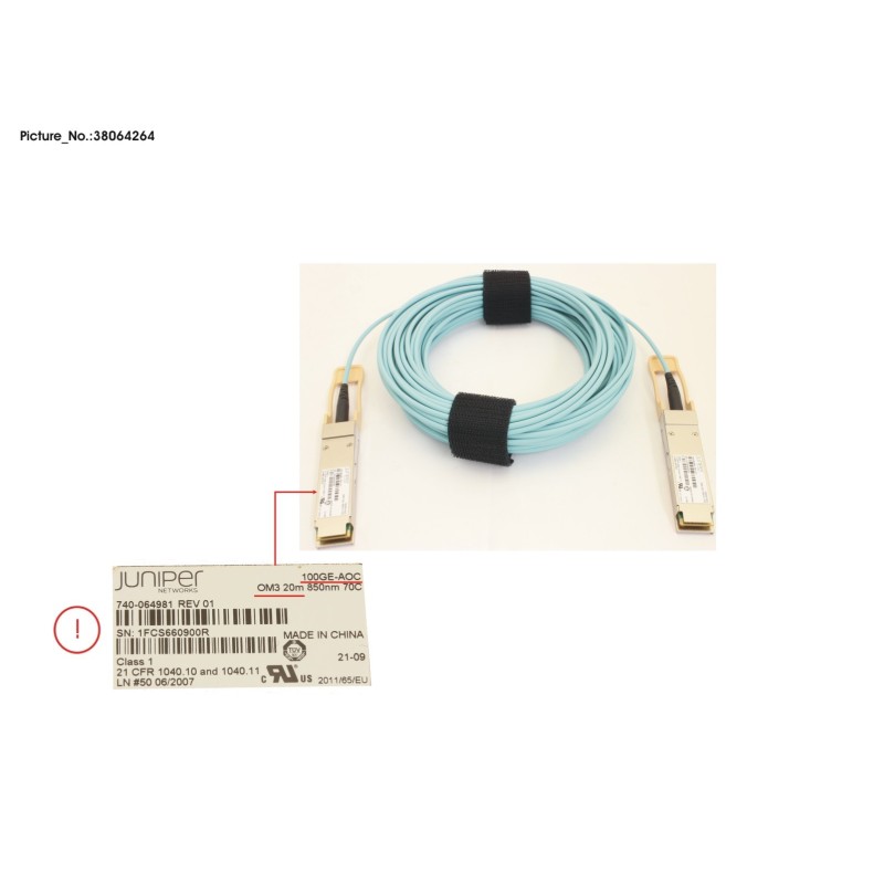 38064264 - 100G DIRECT ATTACHED CABLE(AOC. 20M. 1PA