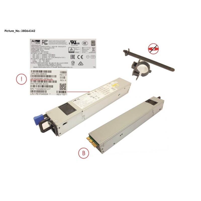 38064342 - AC PSU(REAR MODEL. AFI)