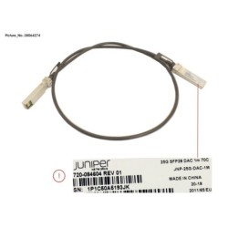 38064274 - 25G DIRECT ATTACHED CABLE(TWINAX 1M. 1PA