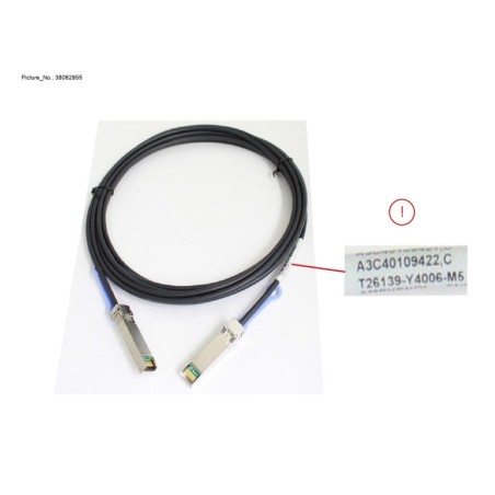 38062855 - SFP+ ACTIVE TWINAX CABLE FUJITSU 5M