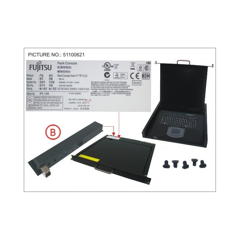 38017601 - RC25 LCD.KB US.RUS