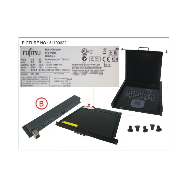 38017602 - RC25 LCD.KB B BELG