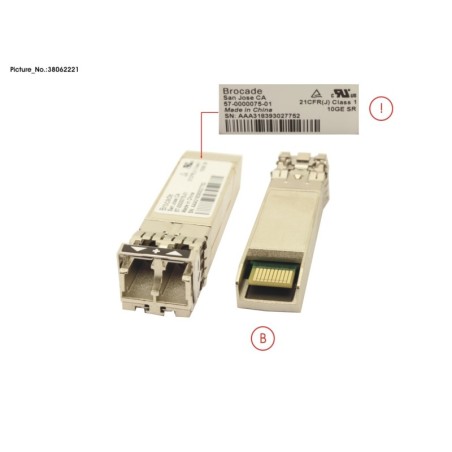 38062221 - SFP+.GBE.OPTIC.10G.10GBASE-SR