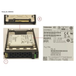 38048426 - SSD SAS 12G 400GB WRITE-INT 2.5  SED H-P