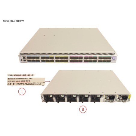 38064099 - FRU VDX6940-24Q.36Q-AC. NON-PORT SIDE EX