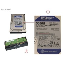 34038818 - HDD 500GB SATA S3 7.2K 3.5