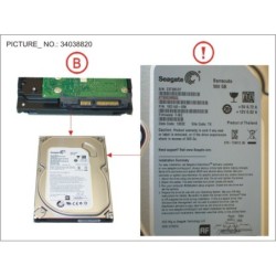 34038820 - HDD 500GB SATA S3 7.2K 3.5  4K-AF