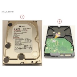 38049181 - HDD 2TB BC-SATA S3 LFF 7.2K 3.5