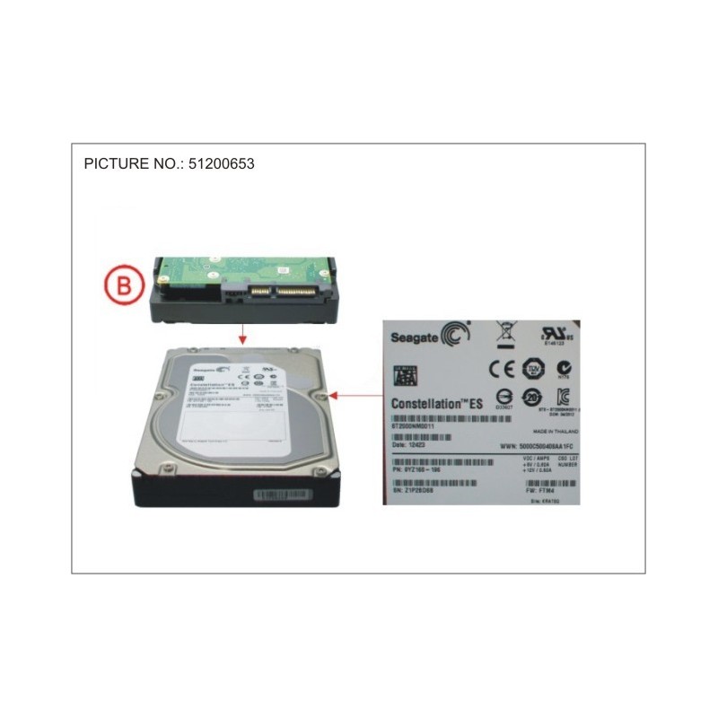 38019815 - HDD 2000GB BC-SATA 7K2 3.5