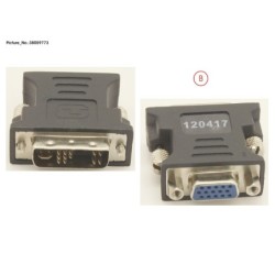 38059773 - DVI TO VGA ADAPTER 44 MM