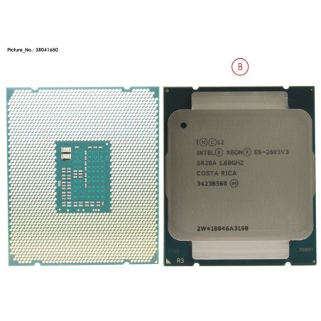 38041650 - CPU XEON E5-2603 V3 1.6GHZ 85W