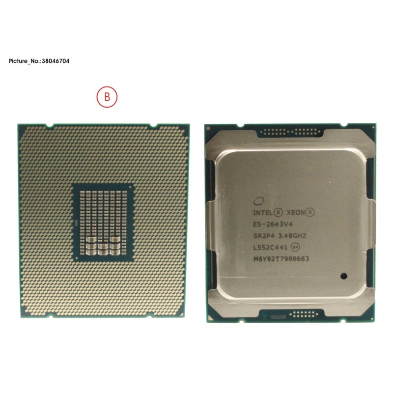 38046704 - CPU XEON E5-2643V4 3.4GHZ 135W