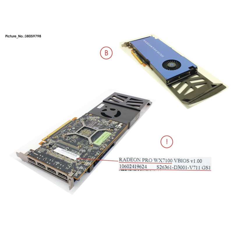 38059798 - VGA AMD RADEON PRO WX7100