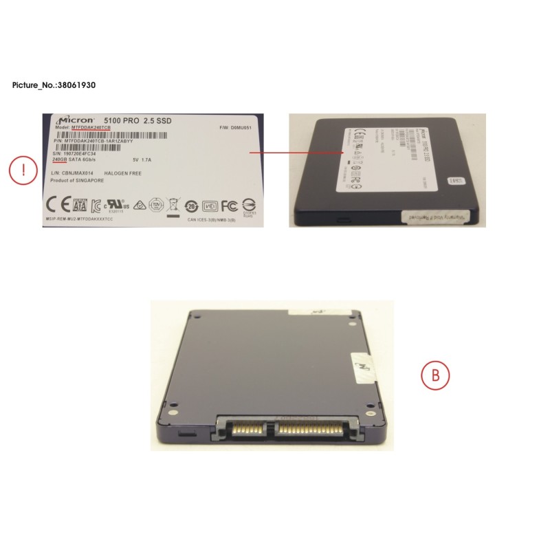38061930 - SSD S3 240GB 2.5 SATA