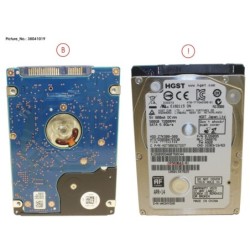 38020813 - HDD 500GB SATA2-5 S3 7.2K.HIT 4K-AF(7MM)