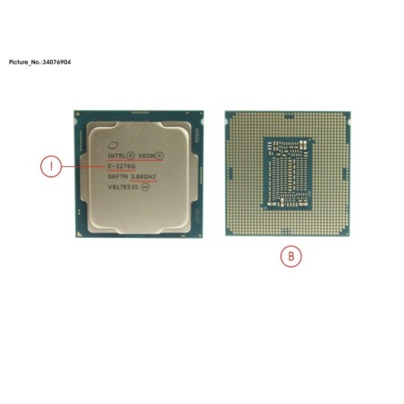 34076904 - CPU XEON E-2276G 3.8GHZ 80W