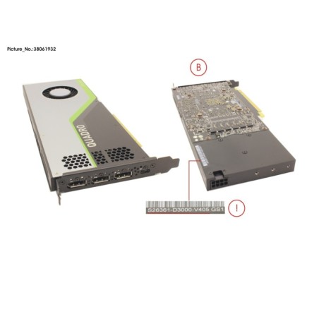38061932 - VGA NVIDIA QUADRO RTX 4000