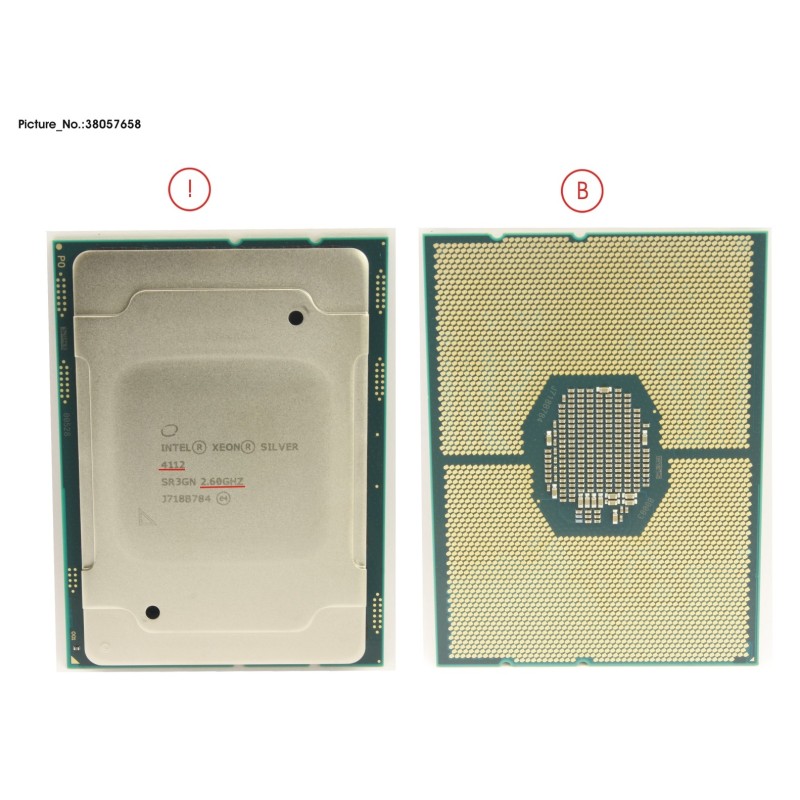 38057658 - CPU XEON SILVER 4112 2.6GHZ 85W