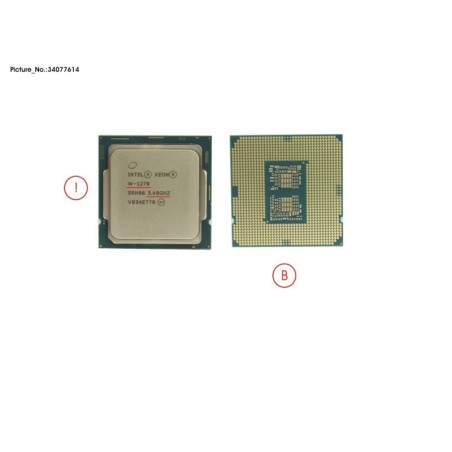 34077614 - CPU INTEL XEON W-1270 3.4 GHZ 80W