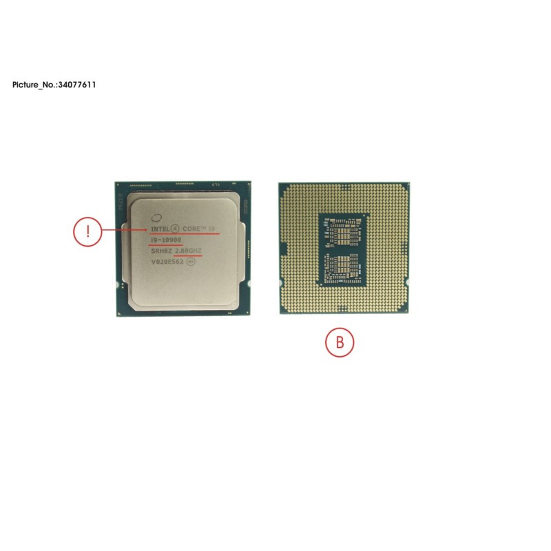 34077611 - CPU INTEL CORE I9-10900 2.8 GHZ 65W