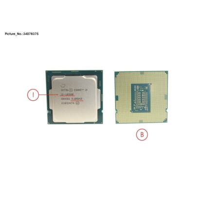 34078375 - CPU INTEL CORE I5-10500 3.1 GHZ 65W