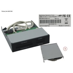 34037302 - MULTICARD READER 24IN1 USB 2.0 3.5