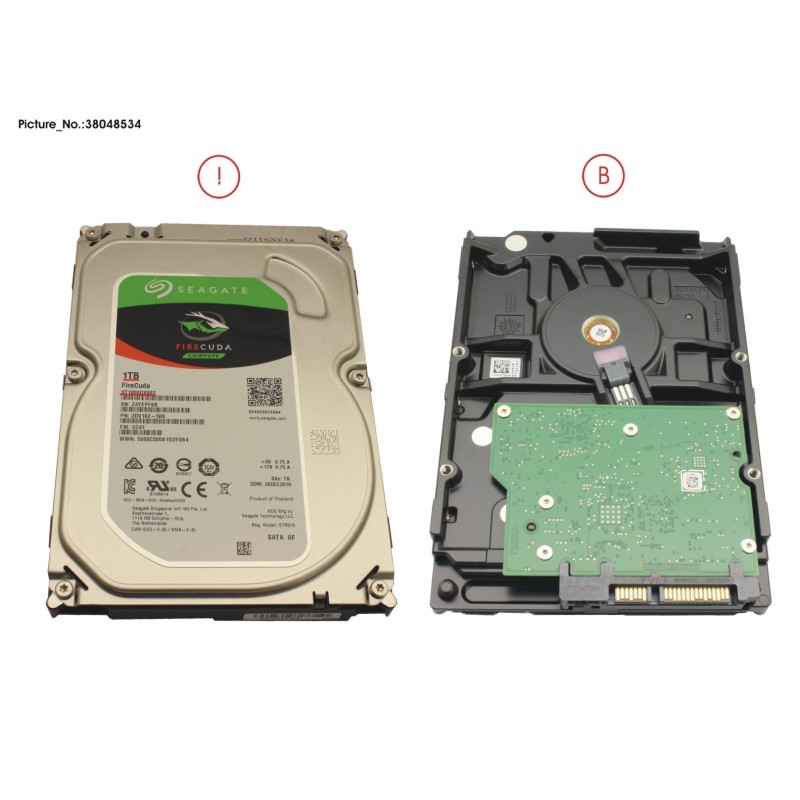 38048534 - SSHD 1TB 7.2K 3.5