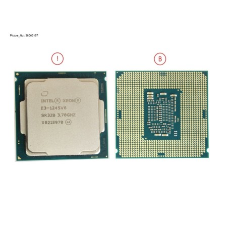38063157 - CPU XEON E3-1245V6 3.7GHZ 73W