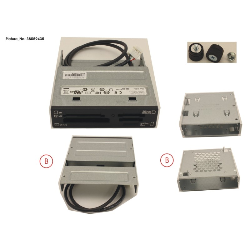 38059435 - MULTICARD READER 24IN1 USB 2.0 3.5