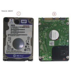 34044757 - HDD 500GB SATA2-5 S3 5.4K.WD 4K-AF (7MM)