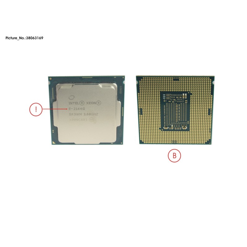38063169 - CPU XEON E-2144G 3.6GHZ 71W