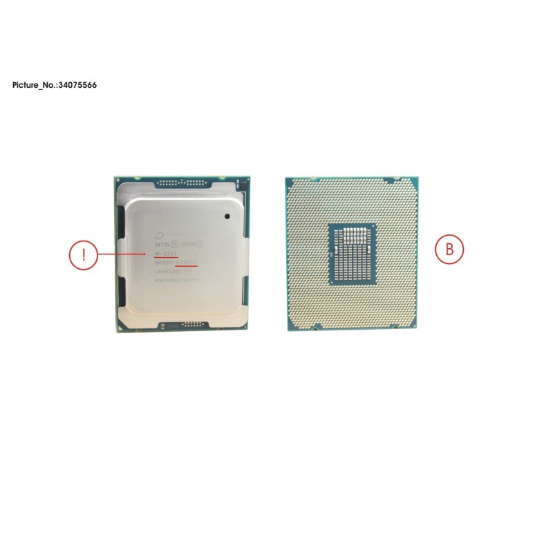 34075566 - CPU XEON W-2223 4C 3.6GHZ 120W