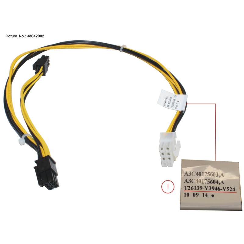 38042002 - CABLE PWR FF20 8 2X6