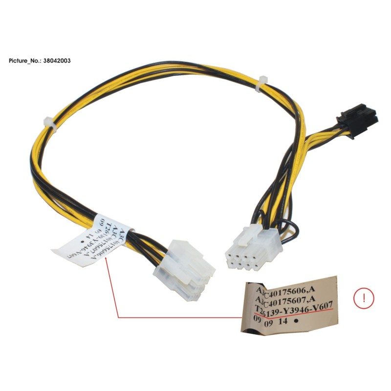 38042003 - CABLE PWR FF20 8 8+6