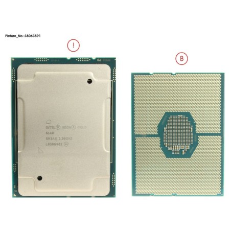 38063591 - CPU XEON GOLD 6140 2.3GHZ 140W